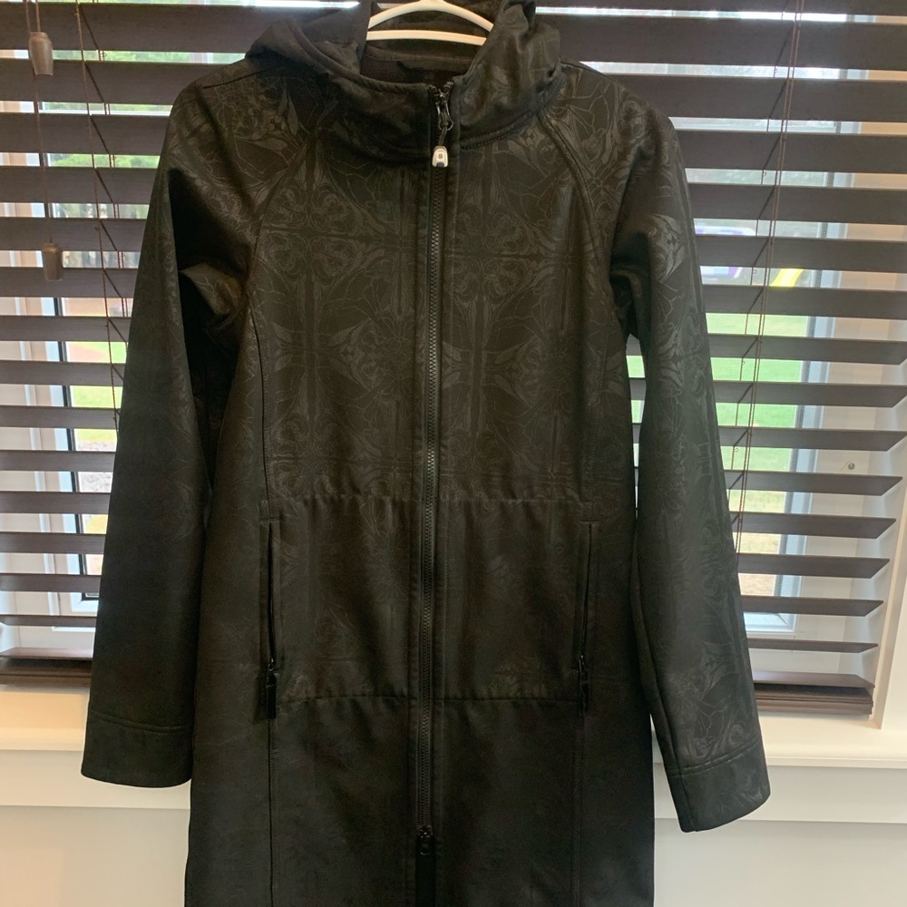 Lululemon Apres Yoga jacket, Black, Rare print size 4